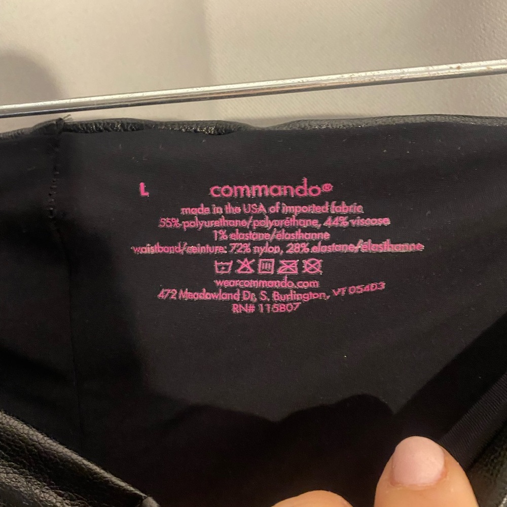 Commando Control Top Faux Leather Leggings - Picture 8 of 8